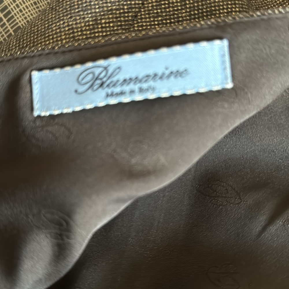 Blumarie Metallic brown and gold, made in Italy, cocktail dress. - Picture 6 of 8